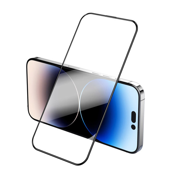 خرید گلس 3D شفاف شیشه ای iPhone 15 Plus برند Green Lion مدل HD PET