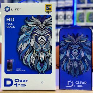 خرید گلس اورجینال شفاف شیشه ای iPhone 15 Pro Max مدل D+ Pro مارک LITO