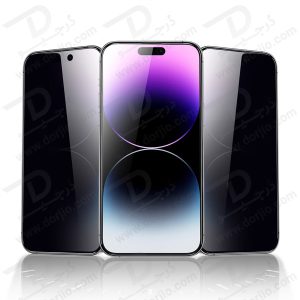 خرید گلس حریم شخصی iPhone 15 Pro Max مارک Green Lion مدل 9H Steve Privacy