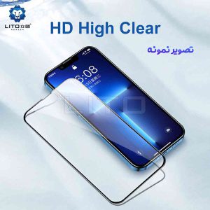 خرید گلس شیشه ای HD Plus تمام صفحه iPhone 15 مارک LITO