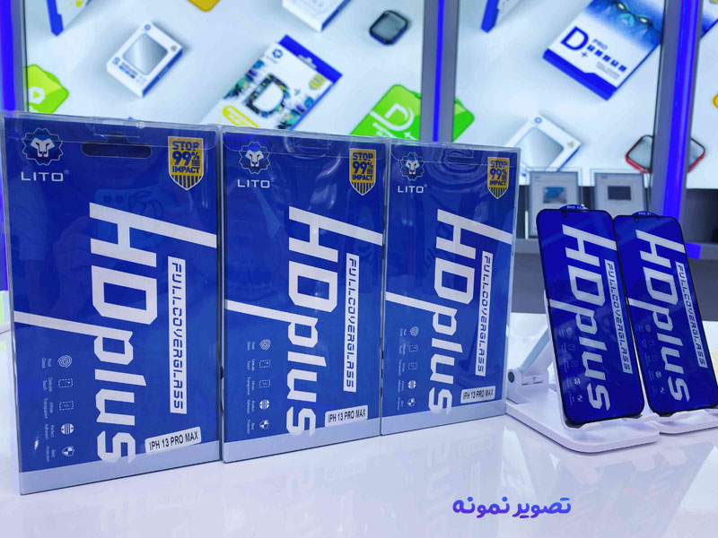 خرید گلس شیشه ای HD Plus تمام صفحه iPhone 15 مارک LITO