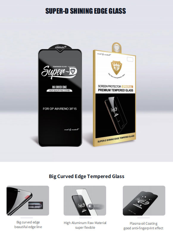 خرید گلس شیشه ای Super-D شفاف Xiaomi Redmi 13C مارک Mietubl