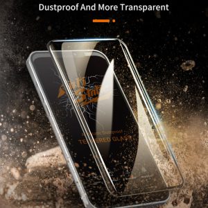 خرید گلس شیشه ای iPhone 12 مارک Mietubl مدل Anti-Static Dustproof