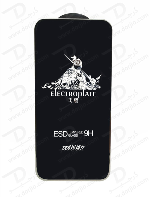 خرید گلس شیشه ای شفاف iPhone 15 Pro Max مدل ESD Electroplate