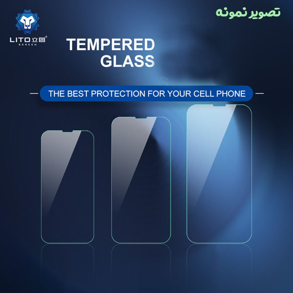 خرید گلس شیشه ای شفاف بدون حاشیه iPhone 15 Plus مارک LITO