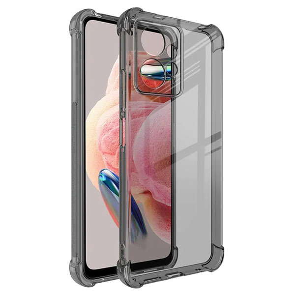 قاب ژله ای شفاف ایربگ دار با محافظ دوربین Xiaomi Redmi Note 12 4G