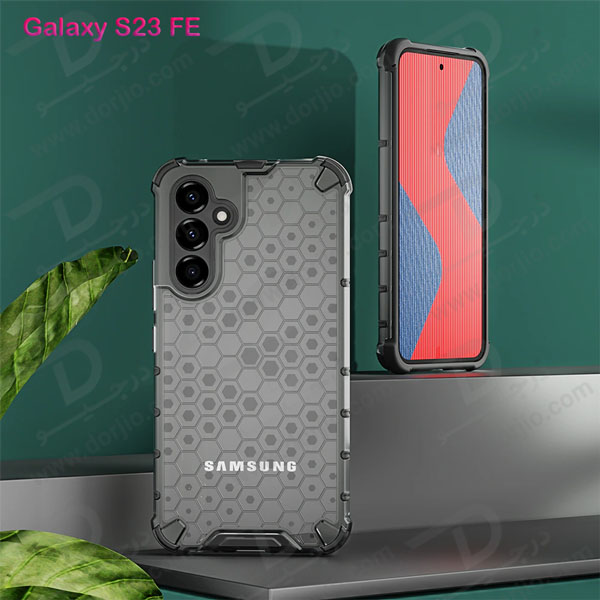 گارد ضد ضربه هیبریدی Samsung Galaxy S23 FE مدل Honeycomb