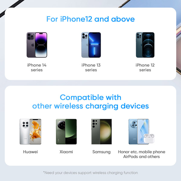 خرید شارژر وایرلس مگ سیف 15 وات مک دودو Mcdodo CH-4360