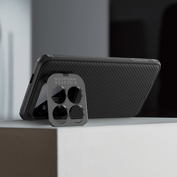 خرید قاب ضد ضربه مگنتی کمرا استند نیلکین Xiaomi 14 Pro مدل CamShield Prop Magnetic Camera Cutout