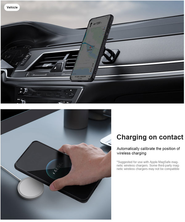 خرید قاب ضد ضربه مگنتی کمرا استند نیلکین Xiaomi 14 Pro مدل CamShield Prop Magnetic Camera Cutout