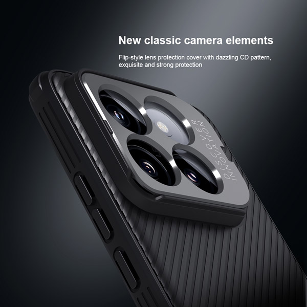 خرید قاب ضد ضربه مگنتی کمرا استند نیلکین Xiaomi 14 Pro مدل CamShield Prop Magnetic Camera Cutout