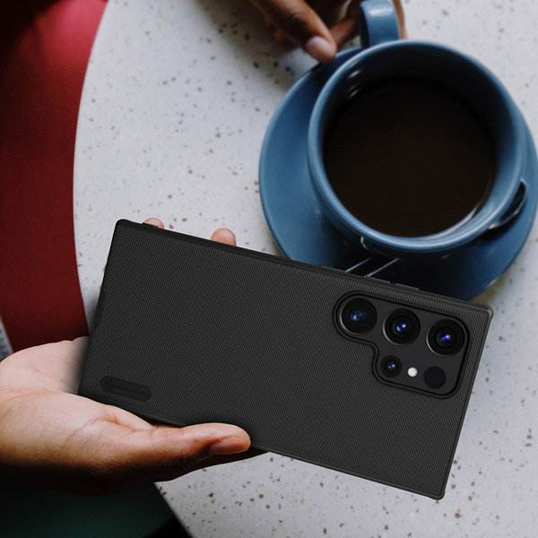 خرید قاب ضد ضربه نیلکین Samsung Galaxy S24 Ultra مدل Super Frosted Shield Pro