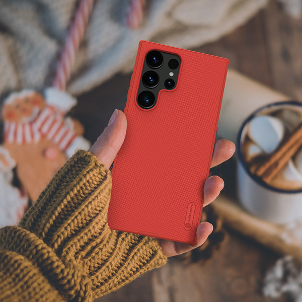 خرید قاب ضد ضربه نیلکین Samsung Galaxy S24 Ultra مدل Super Frosted Shield Pro