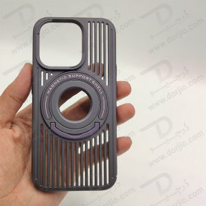 خرید قاب کلاسیک مگ سیف استند رینگی iPhone 15 Pro مدل Classic Design