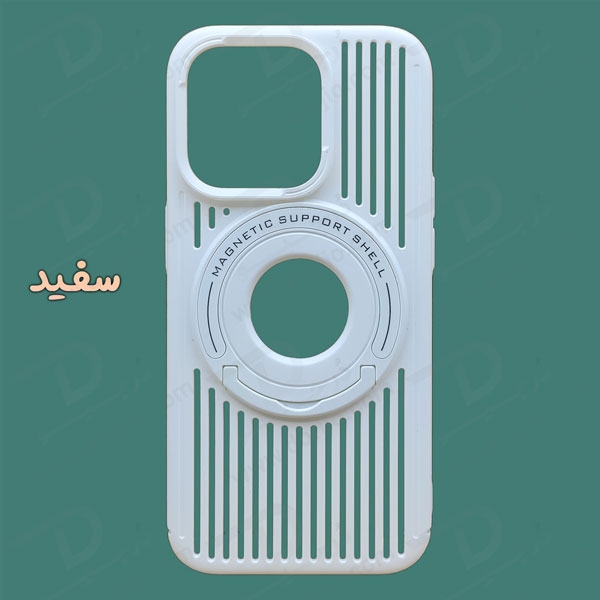 خرید قاب کلاسیک مگ سیف استند رینگی iPhone 15 Pro مدل Classic Design