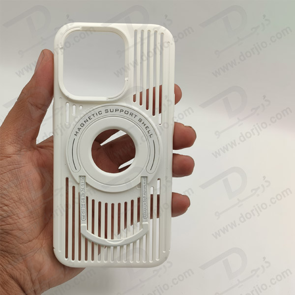 خرید قاب کلاسیک مگ سیف استند رینگی iPhone 15 Pro مدل Classic Design