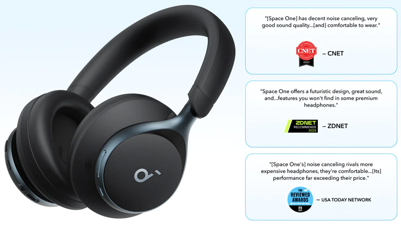 خرید هدفون بی سیم اَنکر Soundcore Space One مدل Anker A3035