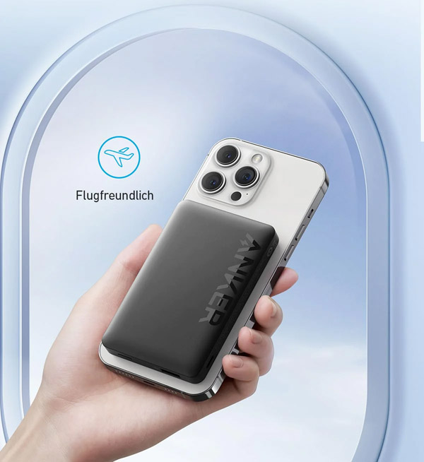 خرید پاور بانک مگ سیف 10 هزار اَنکر مدل Anker 334 MagGo Battery A1642