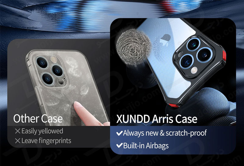 خرید کریستال شیلد مات گوشی iPhone 13 Pro Max مارک XUNDD سری ARRIS