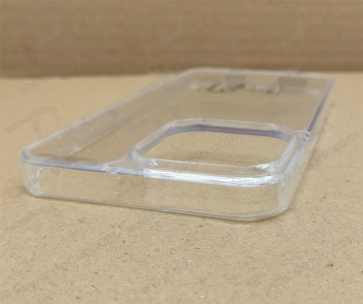 خرید گارد کریستالی تمام شفاف iPhone 15 Pro Max مدل محافظ اسپیکر دار