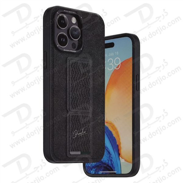 خرید قاب محافظ دستگیره دار iPhone 15 Pro Max مارک Green Lion مدل GripX