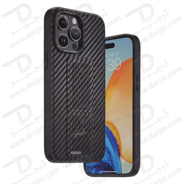 خرید قاب محافظ دستگیره دار iPhone 15 Pro Max مارک Green Lion مدل GripX