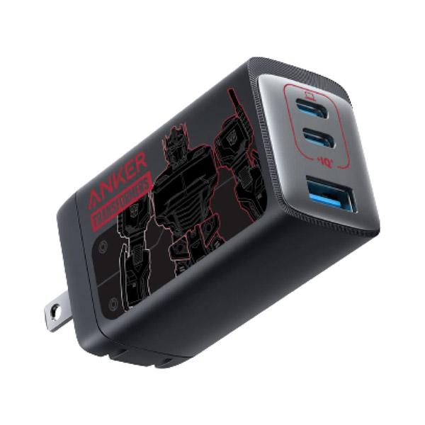 خرید شارژر سریع دیواری 65 وات اَنکر طرح تبدیل شوندگان Anker 735 Charger A2668 Transformers Edition