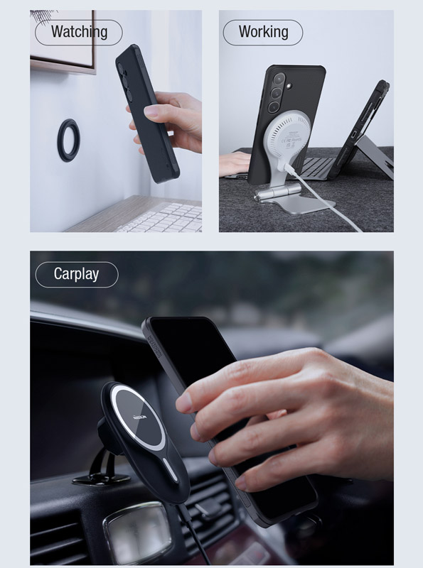 خرید قاب ضد ضربه مگنتی نیلکین Samsung Galaxy S23 FE مدل Super Frosted Shield Pro Magnetic خرید قاب ضد ضربه مگنتی نیلکین Samsung Galaxy S23 FE مدل Super Frosted Shield Pro Magnetic