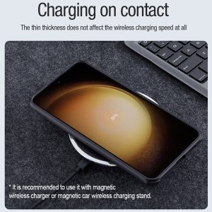 خرید قاب ضد ضربه مگنتی نیلکین Samsung Galaxy S24 مدل Super Frosted Shield Pro Magnetic