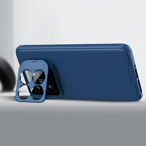 خرید قاب ضد ضربه مگنتی کمرا استند نیلکین Xiaomi 14 Pro مدل CamShield Prop Magnetic Camera Cutout