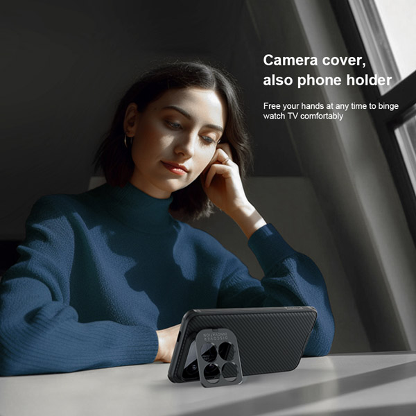 خرید قاب ضد ضربه مگنتی کمرا استند نیلکین Xiaomi 14 مدل CamShield Prop Magnetic Camera Cutout