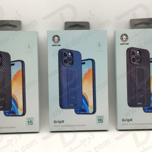 خرید قاب محافظ دستگیره دار iPhone 15 Pro Max مارک Green Lion مدل GripX
