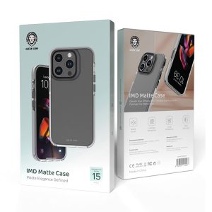 خرید قاب محافظ مات iPhone 15 Pro Max مارک Green Lion مدل IMD Matte