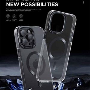 خرید قاب مگ سیف مات iPhone 15 Pro مارک Green Lion مدل Matte Magsafe