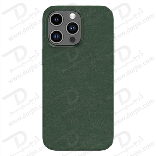 خرید قاب چرمی مگ سیف iPhone 15 Pro Max مارک Green Lion مدل Elegant Design