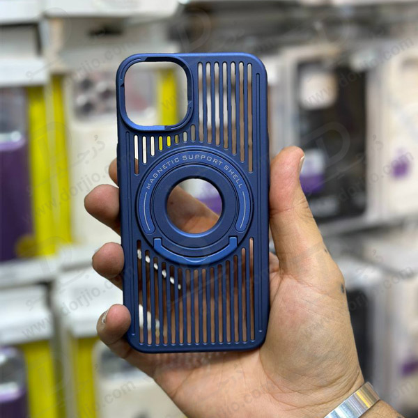 خرید قاب کلاسیک مگ سیف استند رینگی iPhone 15 مدل Classic Design