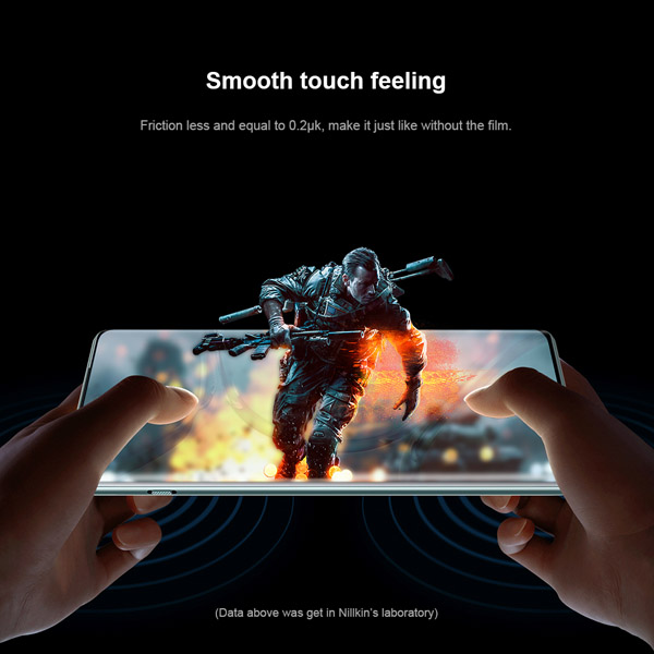 خرید نانو برچسب منحنی OnePlus Ace 2 Pro مارک نیلکین مدل Impact Resistant Curved Film - پک 2 عددی