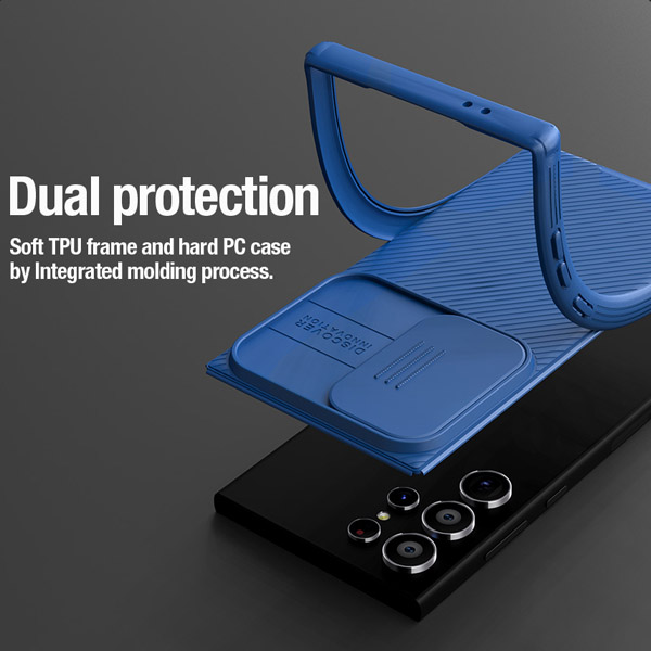 خرید گارد ضد ضربه نیلکین Samsung Galaxy S24 Ultra مدل Camshield Pro