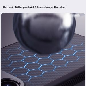 خرید گارد مگنتی مگ سیف کمرا استند iPhone 15 Pro Max مارک نیلکین مدل CarboProp