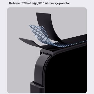 خرید گارد مگنتی مگ سیف کمرا استند iPhone 15 Pro Max مارک نیلکین مدل CarboProp