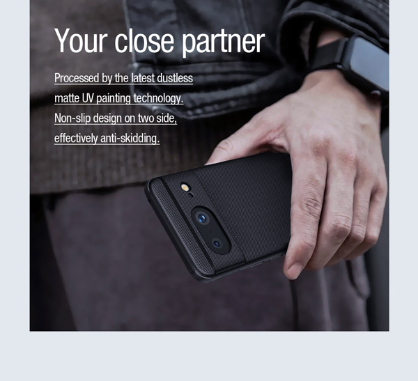 قاب ضد ضربه مگنتی نیلکین Google Pixel 8 مدل Super Frosted Shield Pro Magnetic