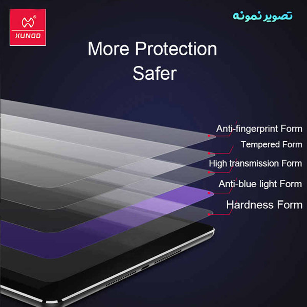 خرید برچسب شفاف صفحه نمایش تبلت iPad Pro 12.9 2021 مارک XUNDD مدل Paper Like Film