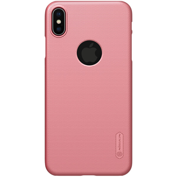 خرید قاب محافظ حفره لوگو iPhone XS Max مارک نیلکین مدل Super Frosted Shield With LOGO cutout