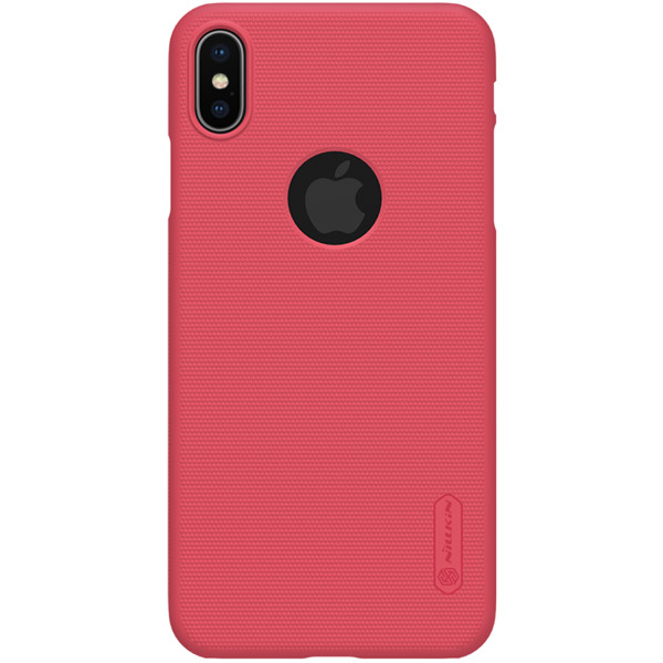 خرید قاب محافظ حفره لوگو iPhone XS Max مارک نیلکین مدل Super Frosted Shield With LOGO cutout
