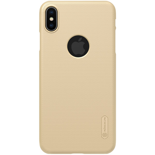 خرید قاب محافظ حفره لوگو iPhone XS Max مارک نیلکین مدل Super Frosted Shield With LOGO cutout