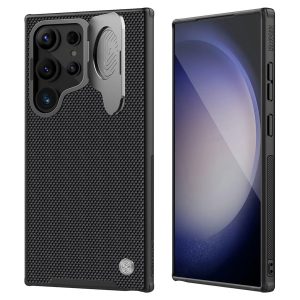 خرید قاب محافظ کمرا استند نیلکین Samsung Galaxy S24 Ultra مدل Textured Prop