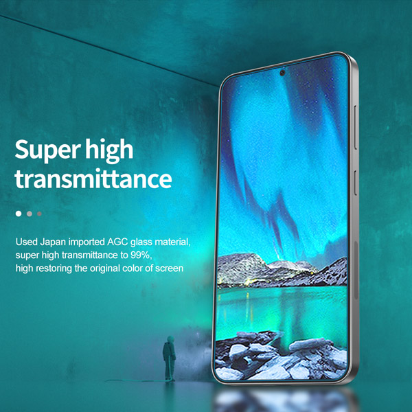 خرید محافظ صفحه نمایش شیشه ای Samsung Galaxy S24 مارک نیلکین مدل H+Pro Anti-Explosion