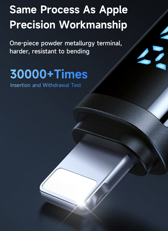 خرید کابل 1.2 متری وات فست شارژ Lightning نمایشگر دیجیتالی مک دودو Mcdodo CA-500