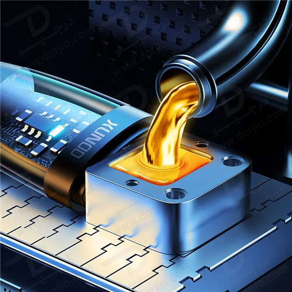 خرید کابل 1.2 متری 100 وات فست شارژ Type-C به Type-C دیجیتالی XUNDD XDDC-020