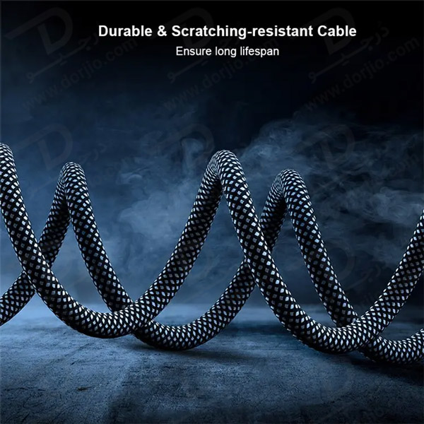 خرید کابل 1.2 متری 100 وات فست شارژ Type-C به Type-C دیجیتالی XUNDD XDDC-020